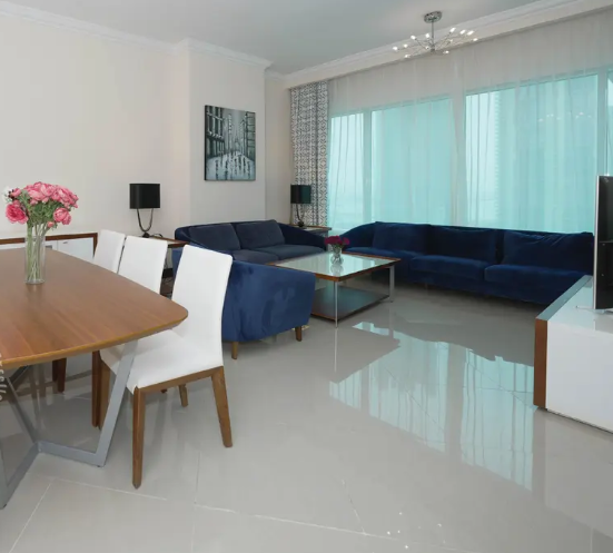 2 BHK Semi-Furnished  w/ balcony